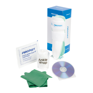 Aircast® Ankle Sprain Care Kit 02BLK Left 9" Medium