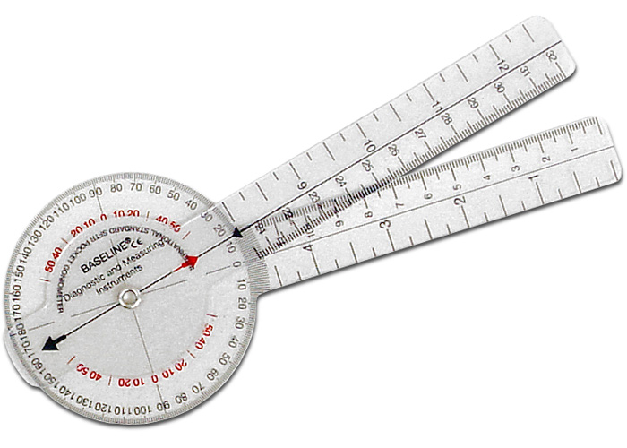 Goniometer - Plastic 360° ISOM 8" (20 cm)