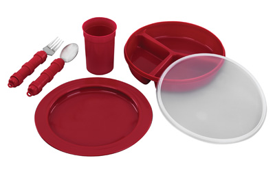 Deluxe Redware Dinnerware Set