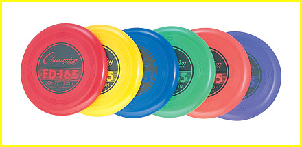 Competition Plastic Frisbee Disc, 165 Gram (ea)